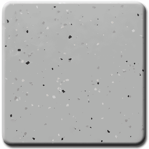 Epoxy flooring Deluxe Granite on Silver Gray garage floor coating color sample